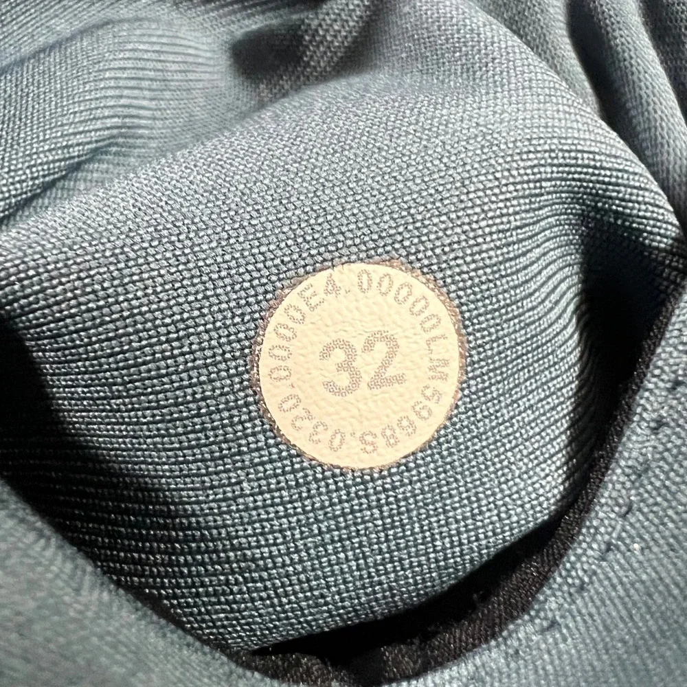 LULULEMON Commission Pant Slim Mens 32‎ Blue Gray Warpstreme Stretch Golf Office